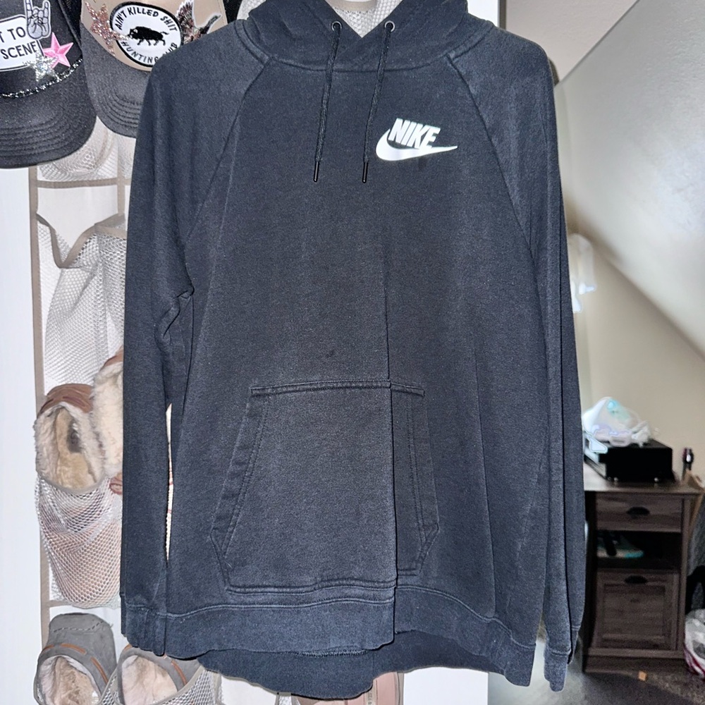 Large black Nike Hoodie